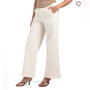 NWT Young Fabulous & Broke Ryker Wide-leg Pants.  Color: Sea salt. Size Medium